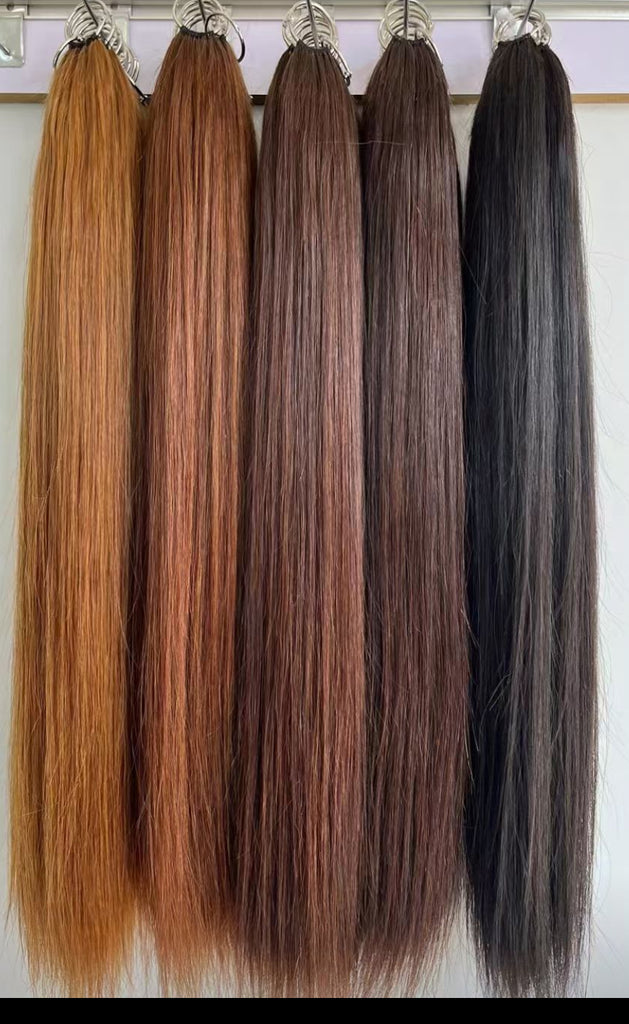 40 pieces Feather Hair Extensions-Real Human Hair, Invisible Knots